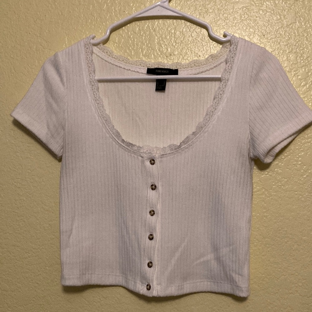 Forever 21 - medium ribbed crop top
